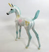PEPPIE-MINT-OOAK VALENTINE DECORATOR UNICORN FOAL MODEL HORSE 2/5