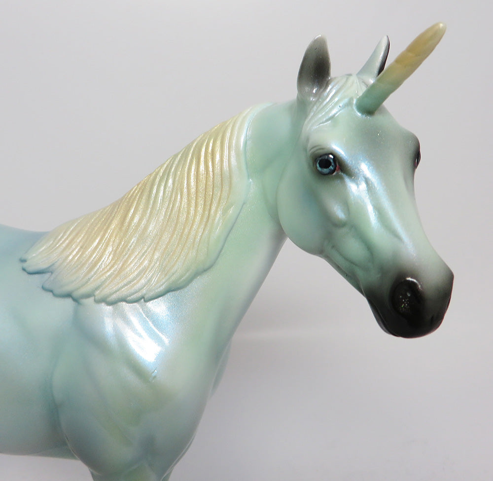 PERIWINKLE~OOAK GLOSSED BLUE ISH UNICORN EQ 2017