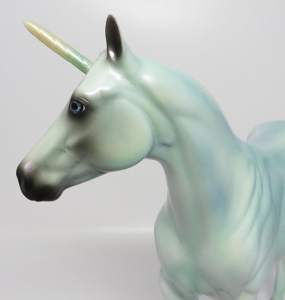 PERIWINKLE~OOAK GLOSSED BLUE ISH UNICORN EQ 2017