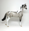 dapple grey one of a kind model horse