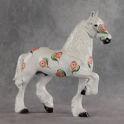 Pleasant Petals OOAK FCM Trotting Drafter by Dawn Quick VV26