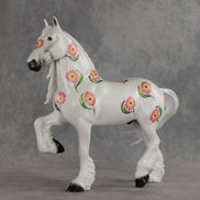 Pleasant Petals OOAK FCM Trotting Drafter by Dawn Quick VV26