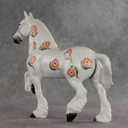 Pleasant Petals OOAK FCM Trotting Drafter by Dawn Quick VV26