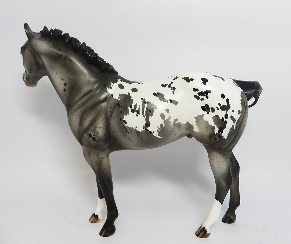 PLUMPY-OOAK CUSTOM GREY APPALOOSA ISH WHS 2017