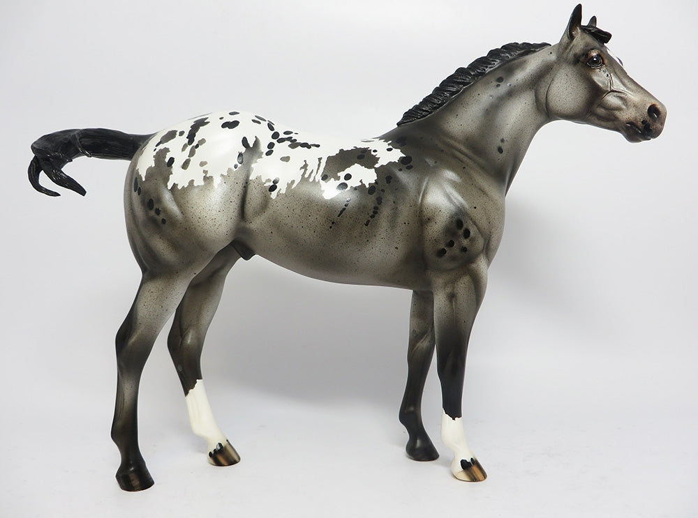PLUMPY-OOAK CUSTOM GREY APPALOOSA ISH WHS 2017