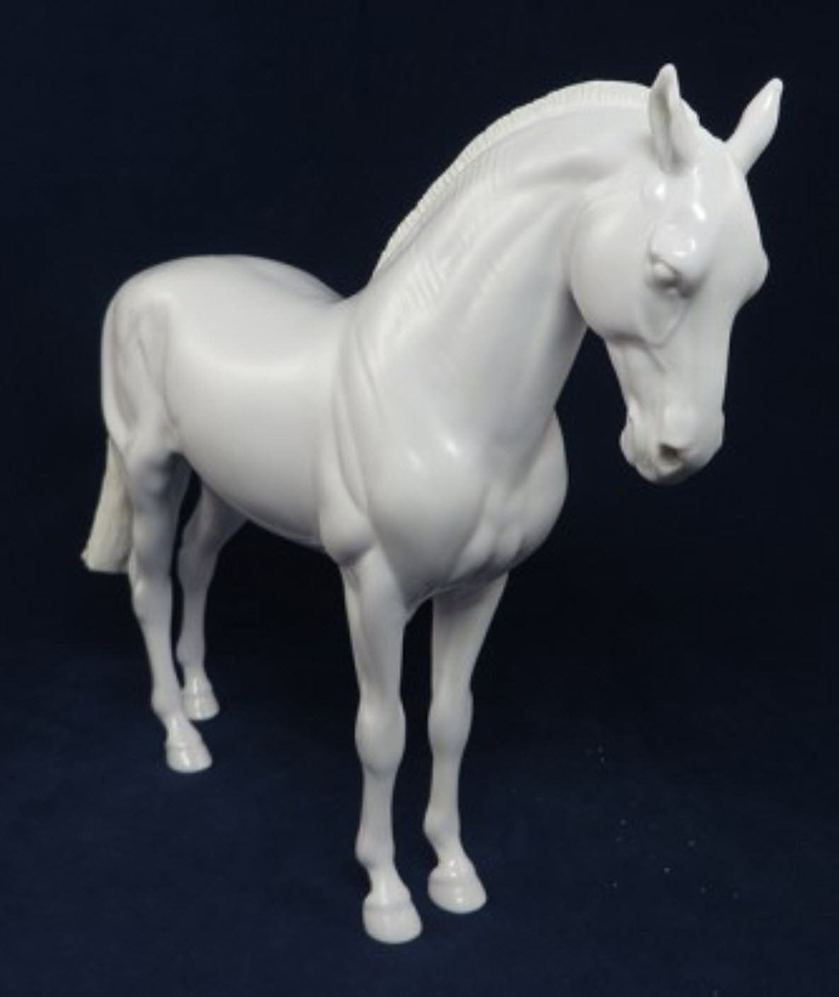 Stone Andalusian Mare with Roached Mane &amp; Shaved Tail - PM1443 - DAH25 January Release