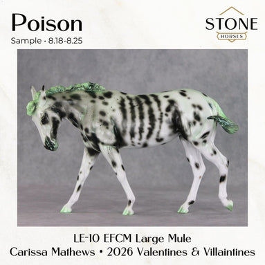 SAMPLE Poison LE-10 EFCM Large Mule by Carissa Mathews SS0826