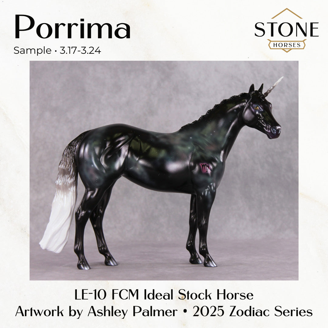 SAMPLE Porrima LE-10 FCM Ideal Stock Horse by Ashley Palmer SS0326
