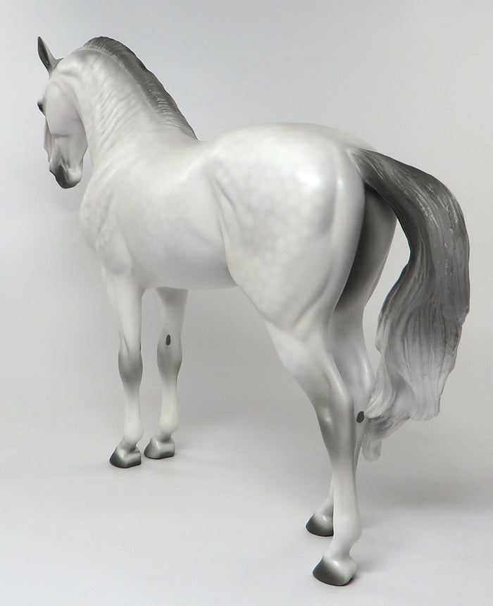 PRINCE VALIANT-LE10 DAPPLED GREY ANDALUSIAN MODEL HORSE EQ 2016