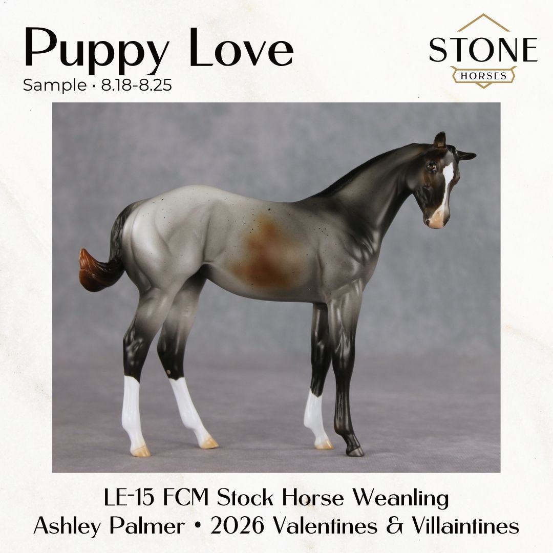 SAMPLE Puppy Love LE-15 FCM Stock Horse Weanling by Ashley Palmer SS0826