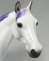PURPLE SPLENDOR-OOAK FALL DECORATO ISH MODEL HORSE BY DAWN QUICK 9/2