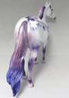 PURPLE SPLENDOR-OOAK FALL DECORATO ISH MODEL HORSE BY DAWN QUICK 9/2