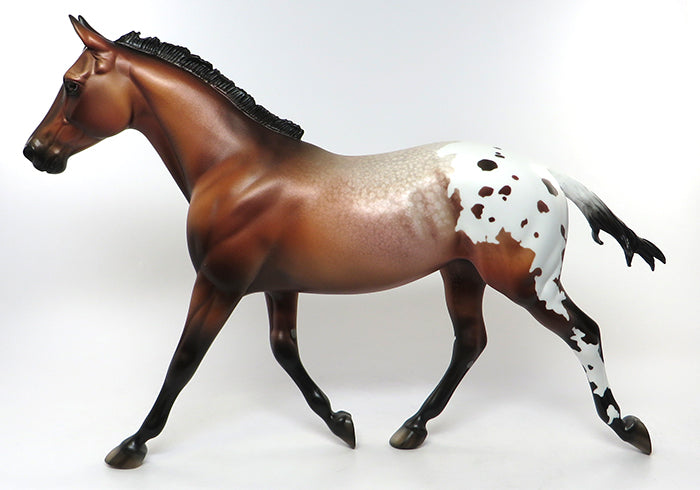 QUEEN BEE-LE-8 BAY APPALOOSA PALOUSE MODEL HORSE EQ 2016 7/28