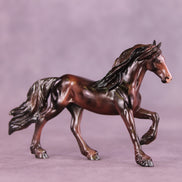 Razzle OOAK Chip Friesian by Julie Keim HS25