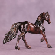 Razzle OOAK Chip Friesian by Julie Keim HS25