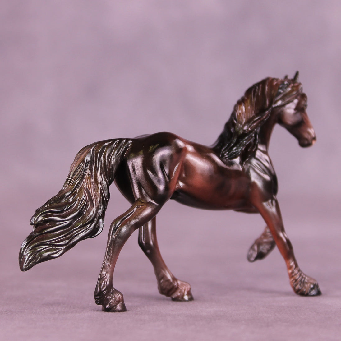 Razzle OOAK Chip Friesian by Julie Keim HS25