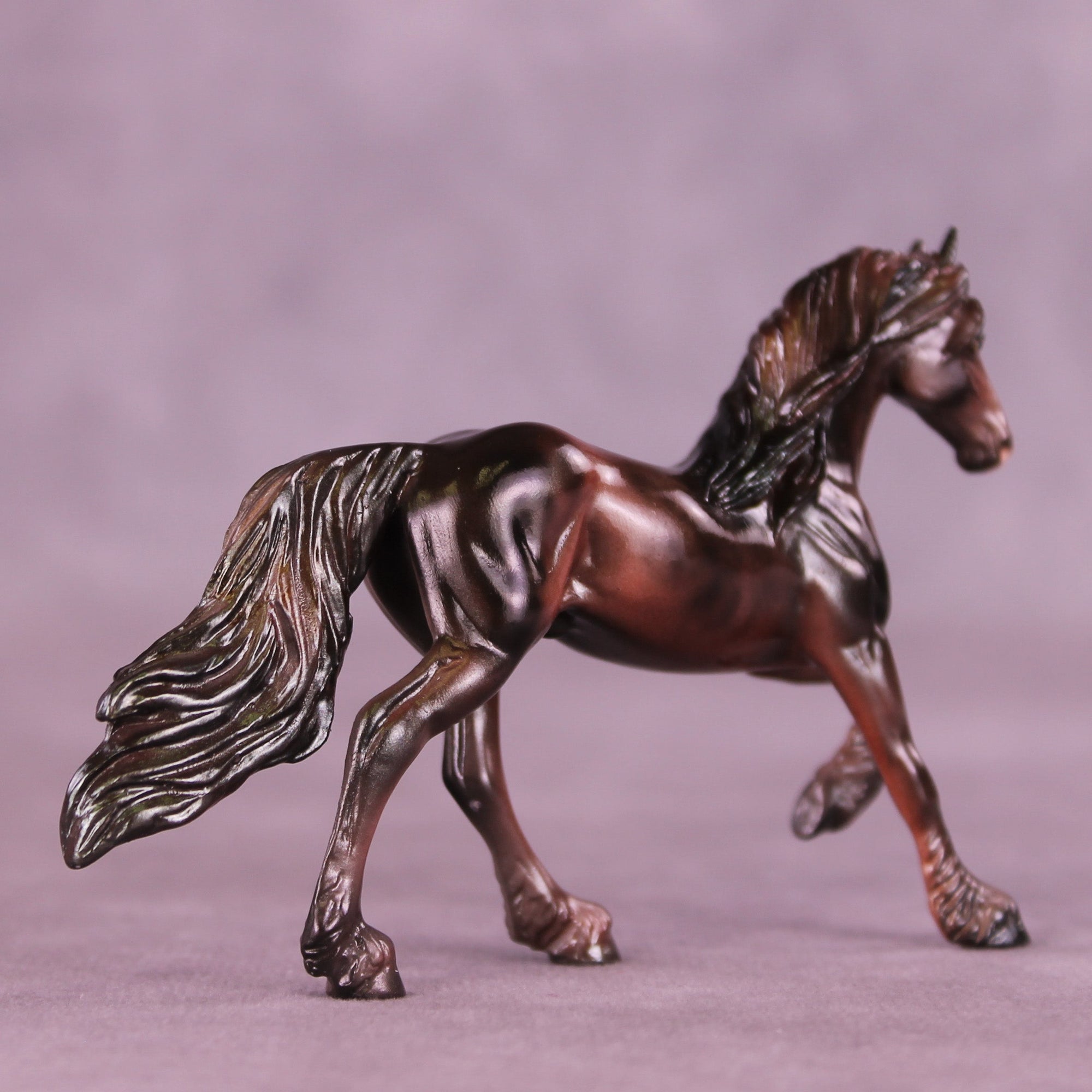 Razzle OOAK Chip Friesian by Julie Keim HS25