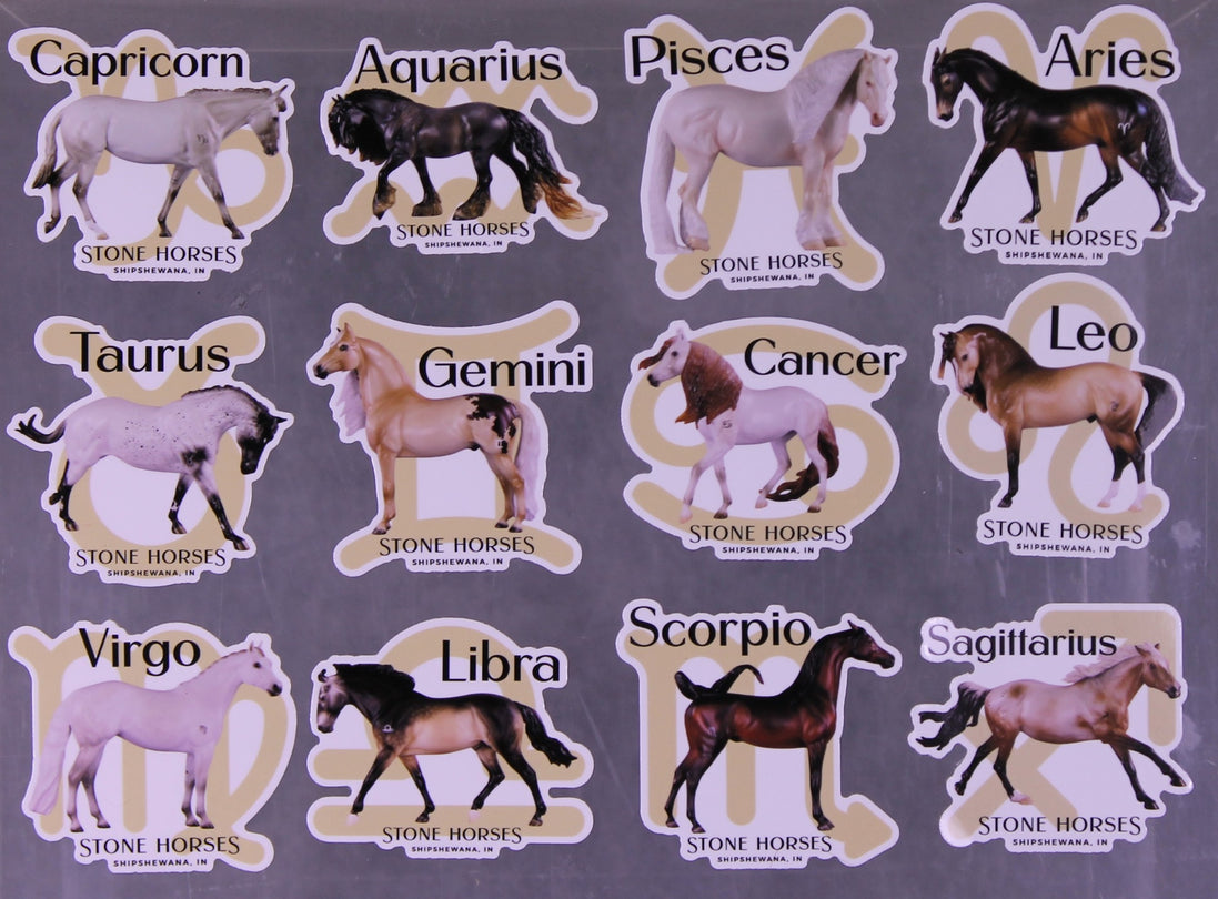 Zodiac Realistic Stickers - Limited Edition