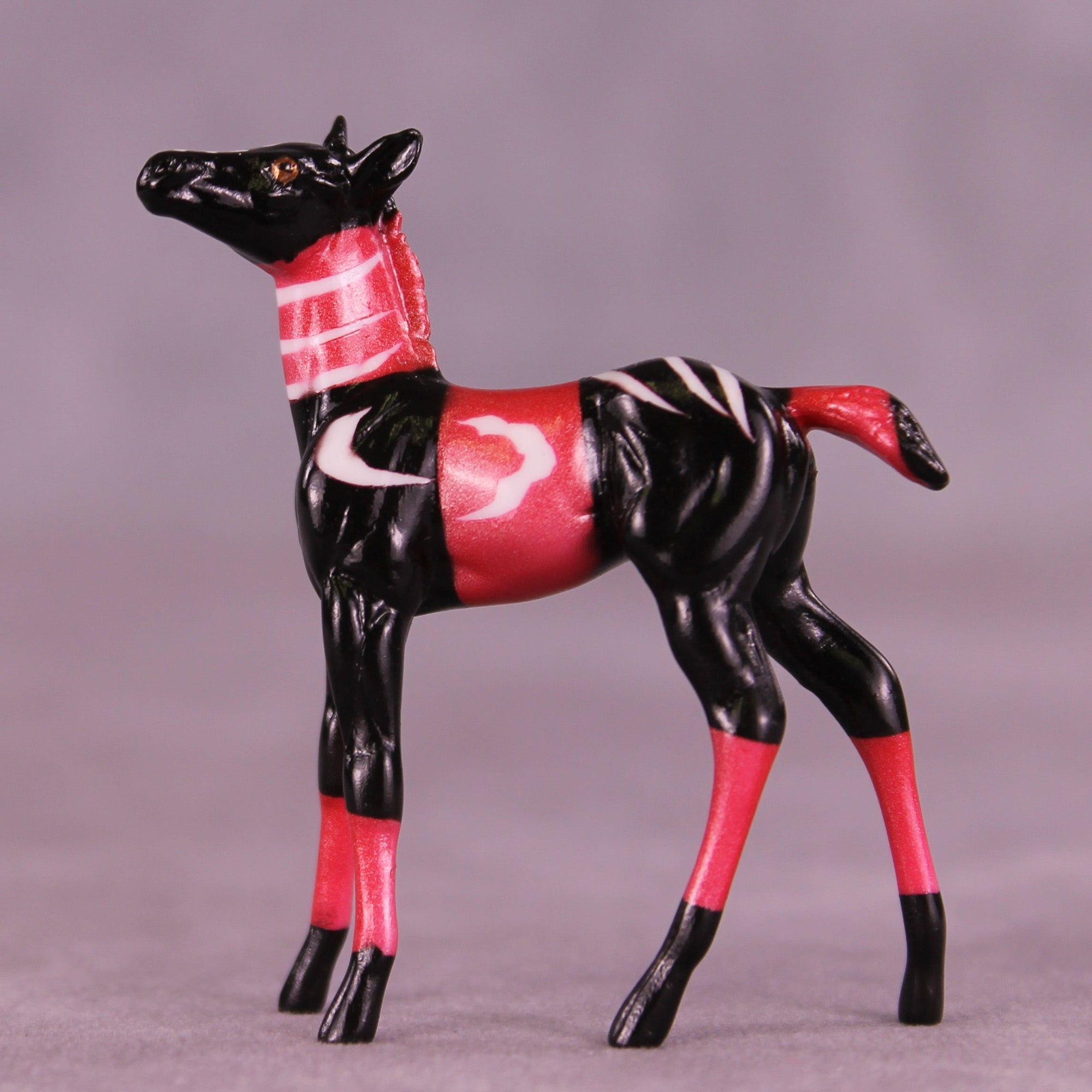 Red Barbo OOAK Chip Foal by Kike (Enrique) Duarte MS25