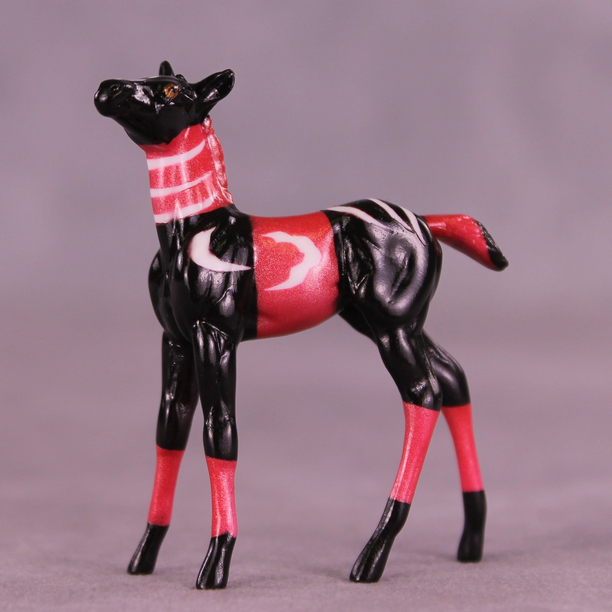 Red Barbo OOAK Chip Foal by Kike (Enrique) Duarte MS25