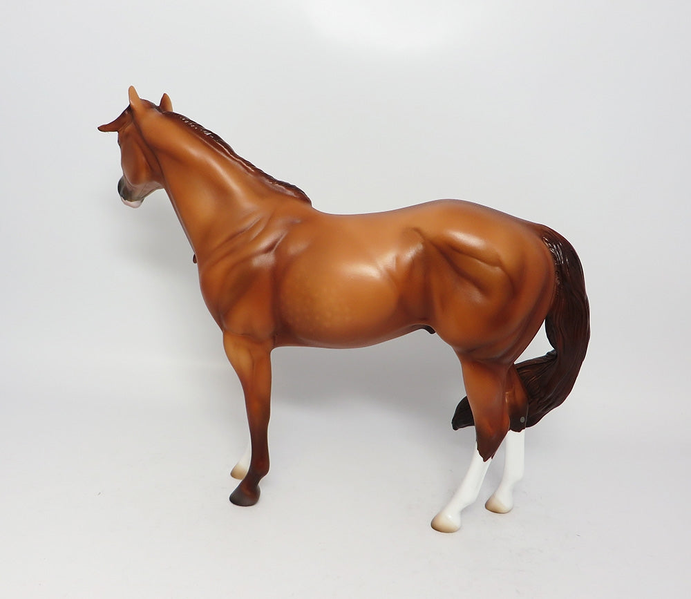 RED NINJA-LE-12 CUSTOM CHESTNUT ISH MODEL HORSE 12-12-17