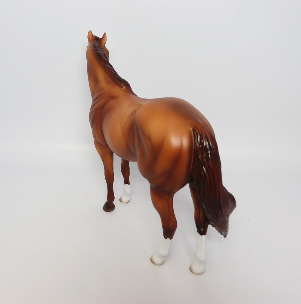 RED NINJA-LE-12 CUSTOM CHESTNUT ISH MODEL HORSE 12-12-17