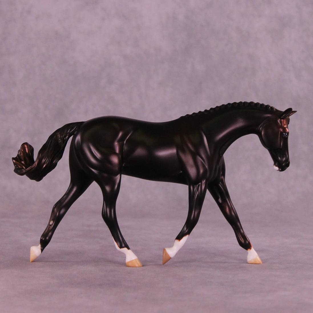 Red Velvet OOAK FCM Pebble Warmblood by Anna Rieck HS25