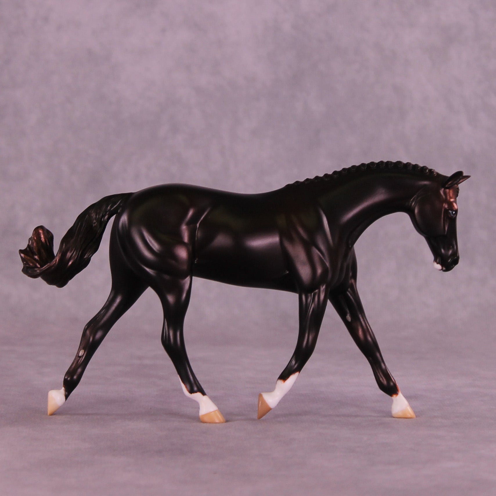 Red Velvet OOAK FCM Pebble Warmblood by Anna Rieck HS25