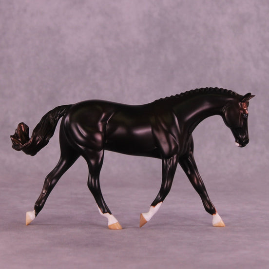 Red Velvet OOAK FCM Pebble Warmblood by Anna Rieck HS25