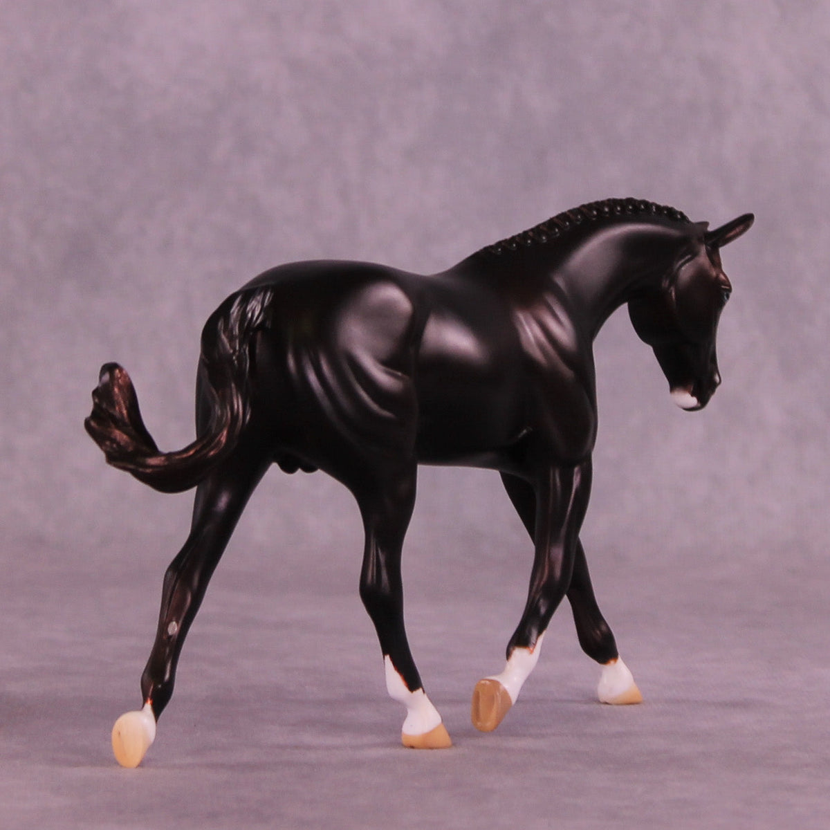 Red Velvet OOAK FCM Pebble Warmblood by Anna Rieck HS25
