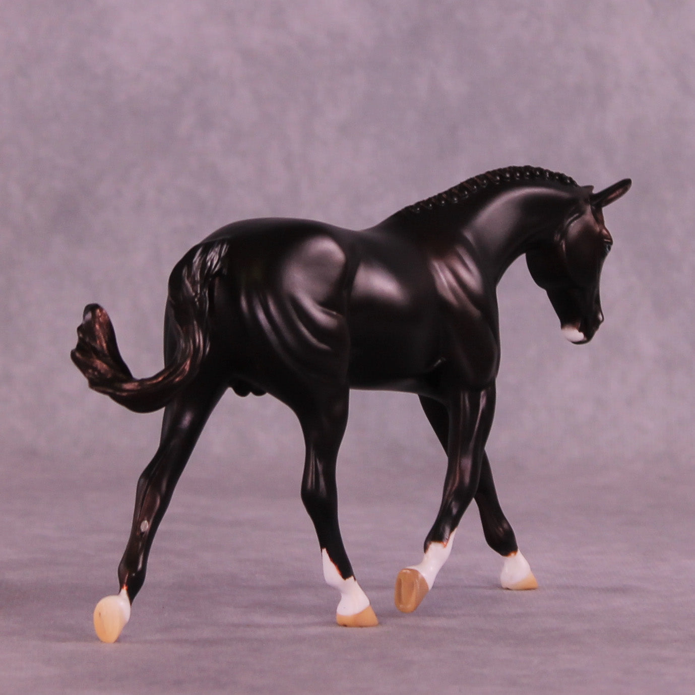 Red Velvet OOAK FCM Pebble Warmblood by Anna Rieck HS25