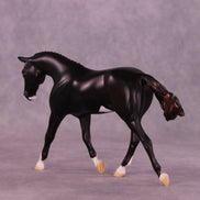 Red Velvet OOAK FCM Pebble Warmblood by Anna Rieck HS25