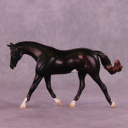 Red Velvet OOAK FCM Pebble Warmblood by Anna Rieck HS25