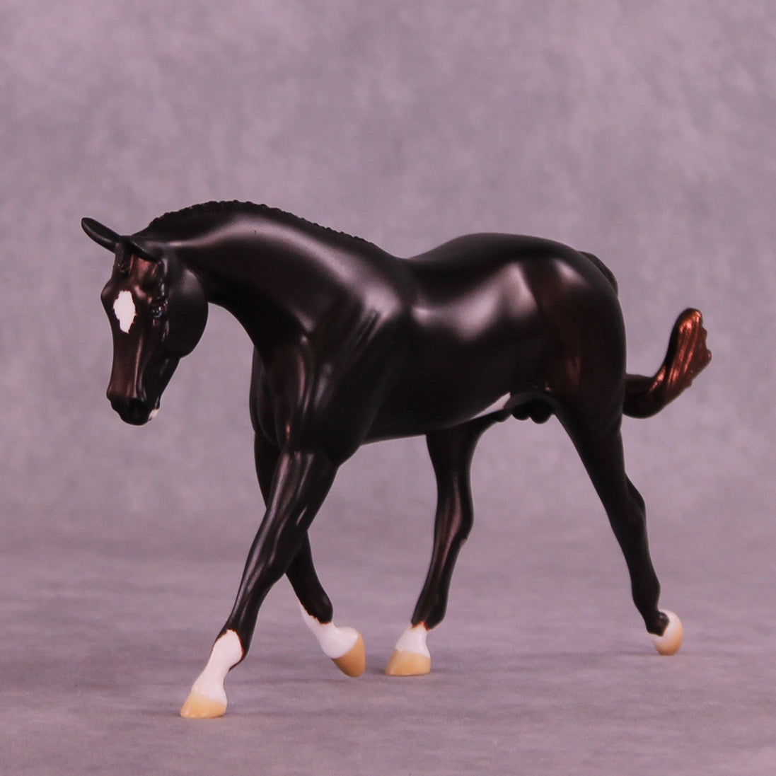 Red Velvet OOAK FCM Pebble Warmblood by Anna Rieck HS25