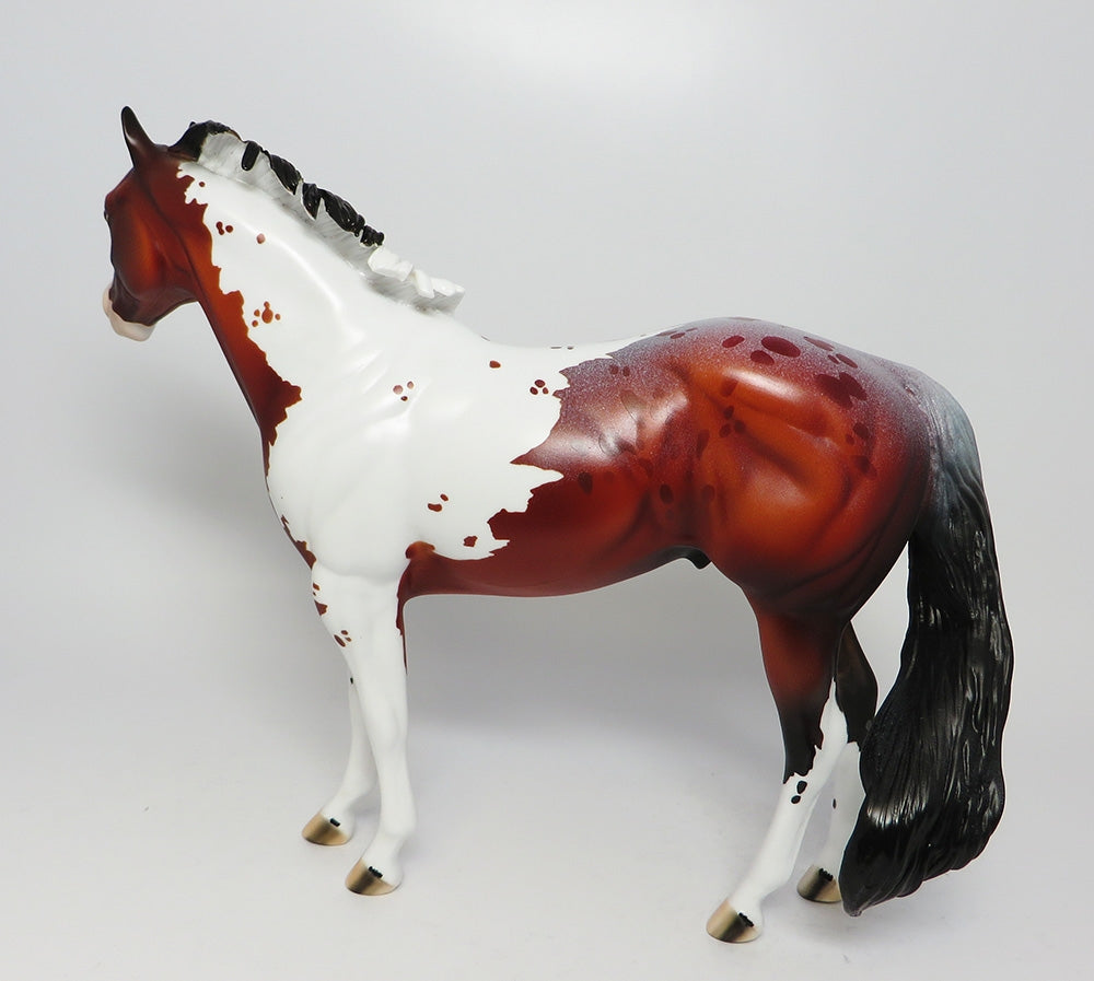 REDWOOD-LE-10 CUSTOM BAY PINTOLOOSA MODEL HORSE EQ 2017