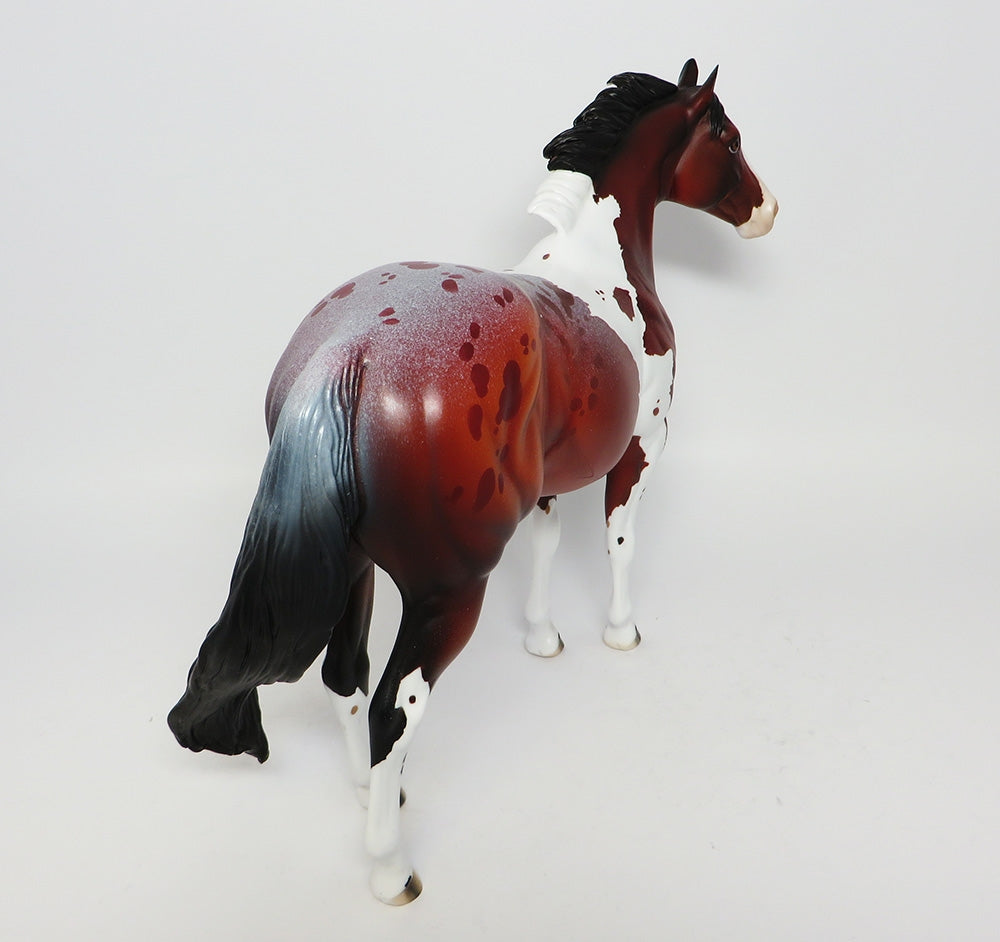 REDWOOD-LE-10 CUSTOM BAY PINTOLOOSA MODEL HORSE EQ 2017