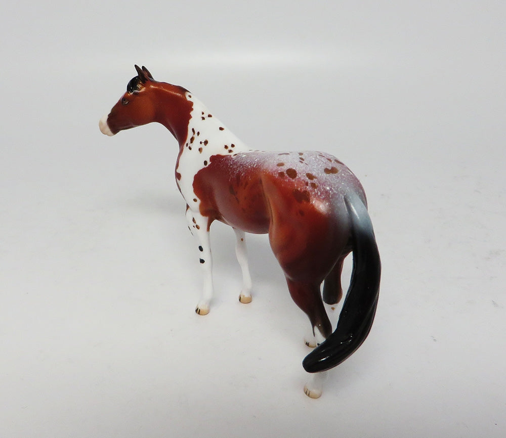 REDWOOD-LE-5 CUSTOM BAY PINTOLOOSA MODEL HORSE EQ 2017