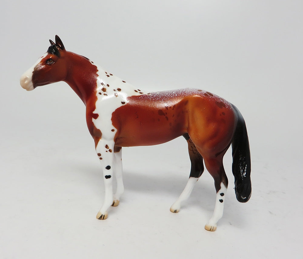 REDWOOD-LE-5 CUSTOM BAY PINTOLOOSA MODEL HORSE EQ 2017