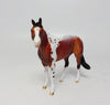 REDWOOD-LE-5 CUSTOM BAY PINTOLOOSA MODEL HORSE EQ 2017