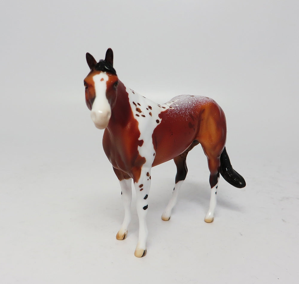 REDWOOD-LE-5 CUSTOM BAY PINTOLOOSA MODEL HORSE EQ 2017