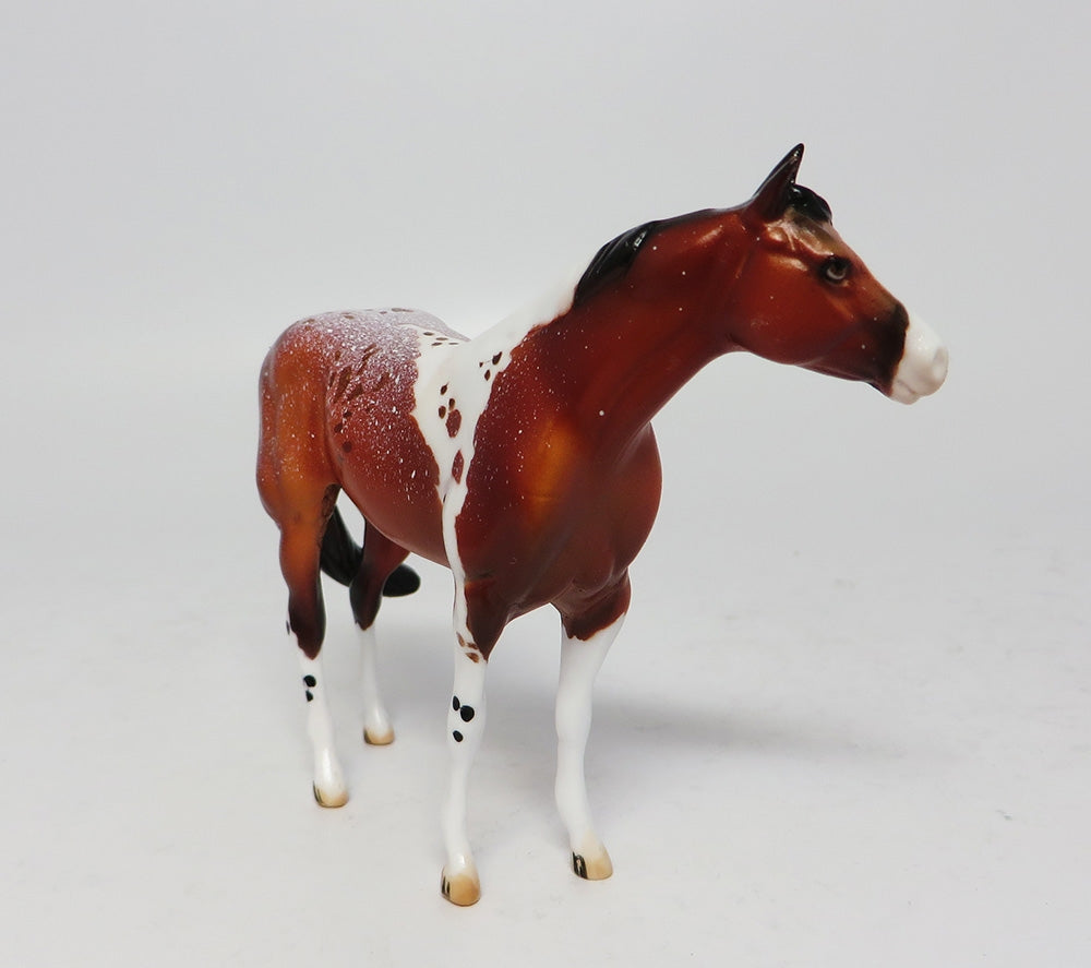 REDWOOD-LE-5 CUSTOM BAY PINTOLOOSA MODEL HORSE EQ 2017