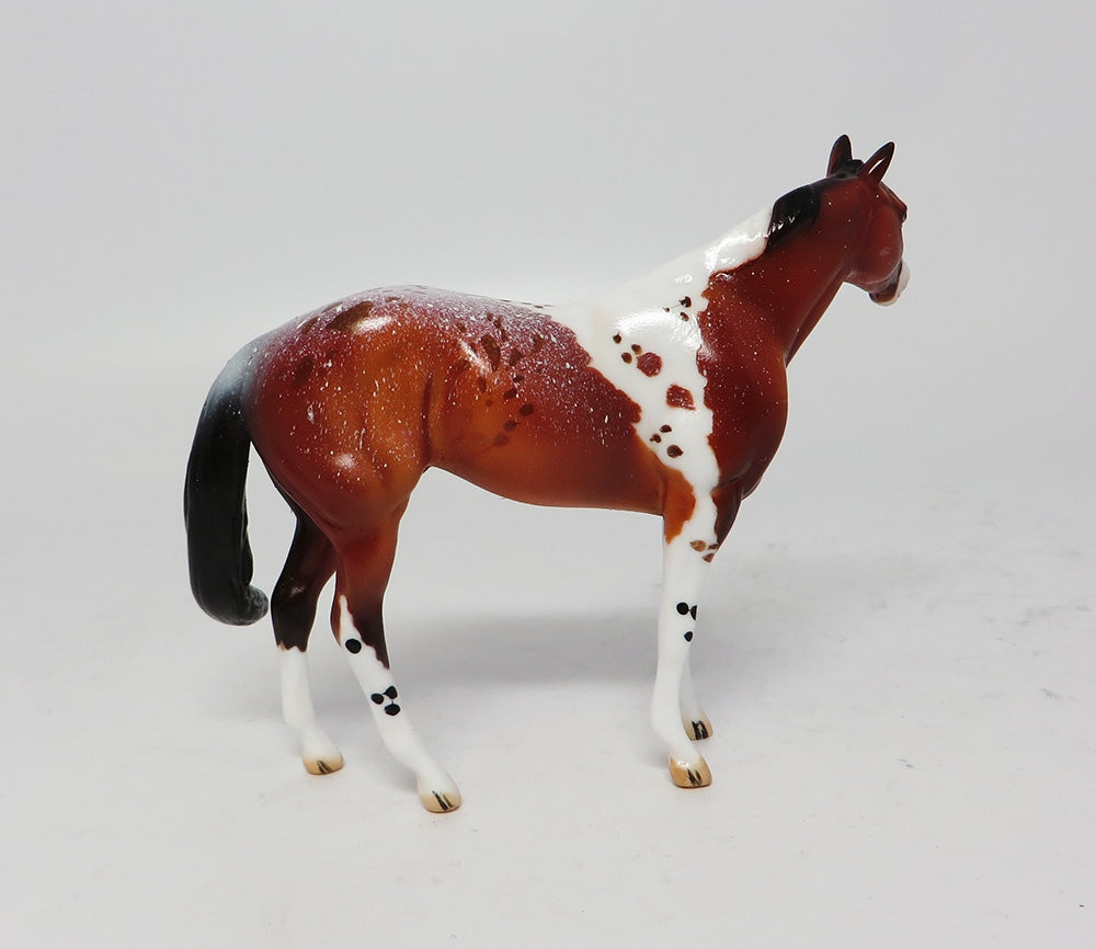 REDWOOD-LE-5 CUSTOM BAY PINTOLOOSA MODEL HORSE EQ 2017