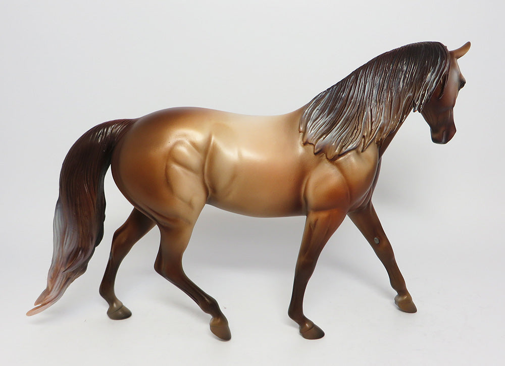 REGAN CHESTNUT PONY_OOAK CUSTOM TAIL AND MANE EQ 2017