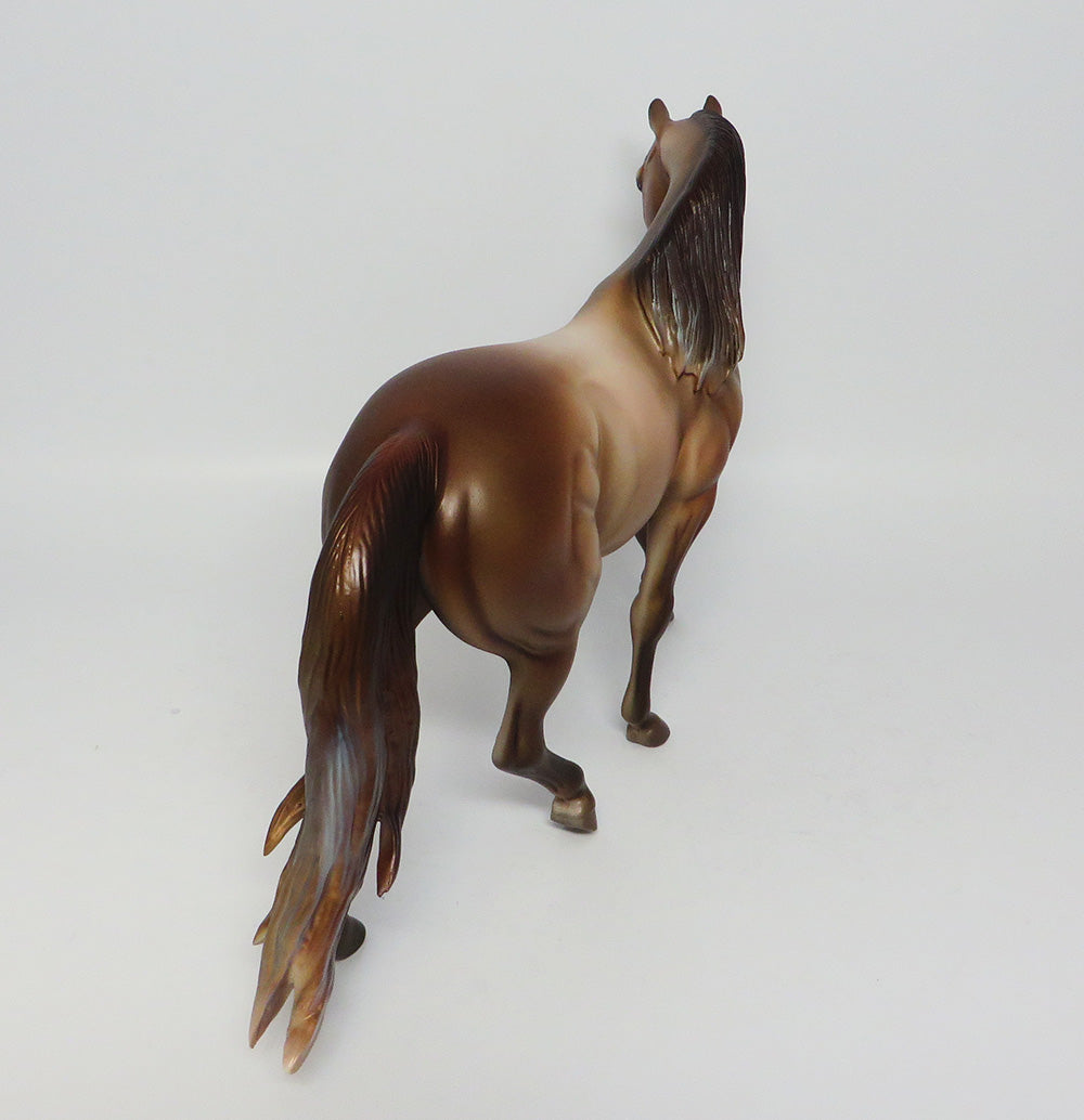 REGAN CHESTNUT PONY_OOAK CUSTOM TAIL AND MANE EQ 2017