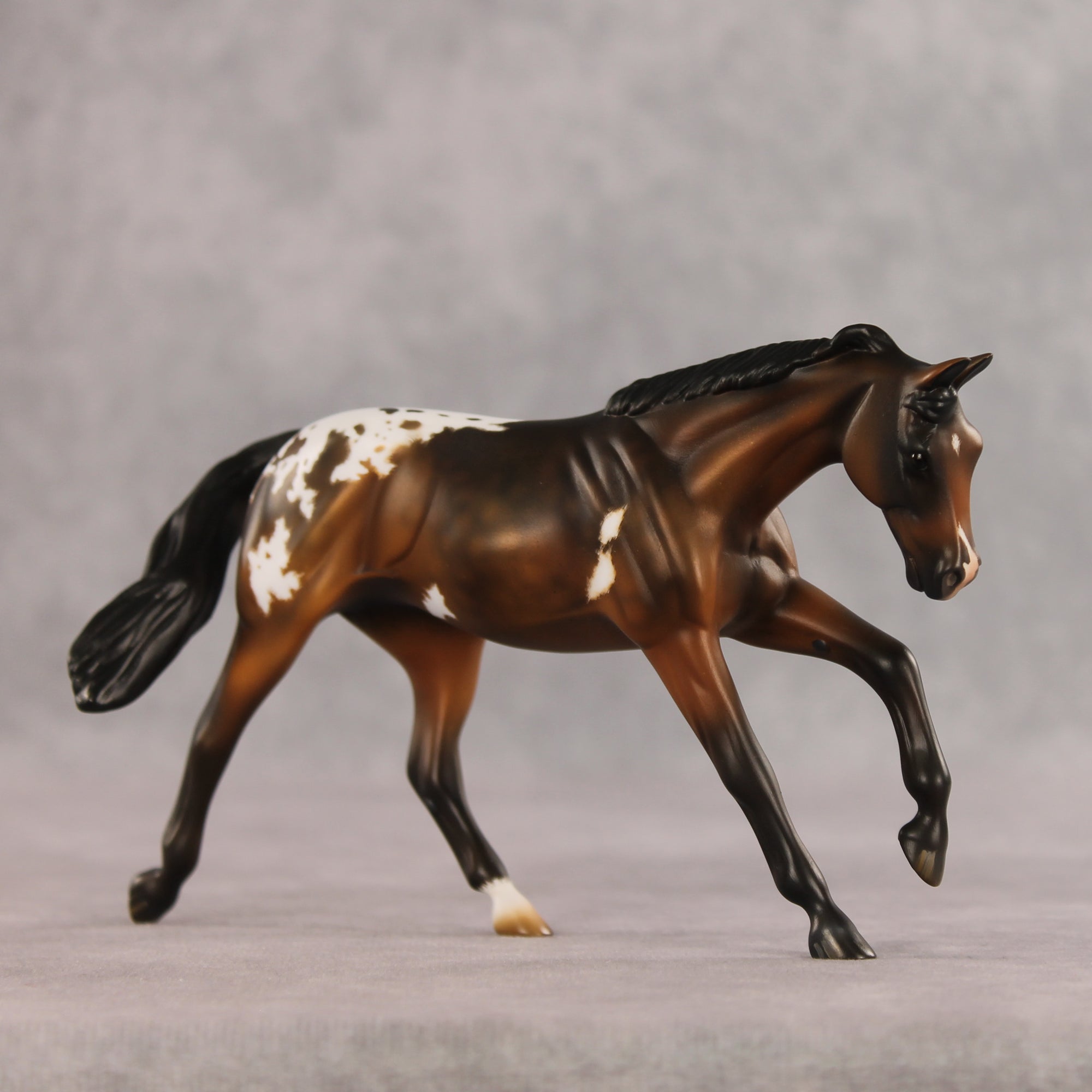 Revenge OOAK FCM Pebble Stock Horse by Kristen Cermele EQ26