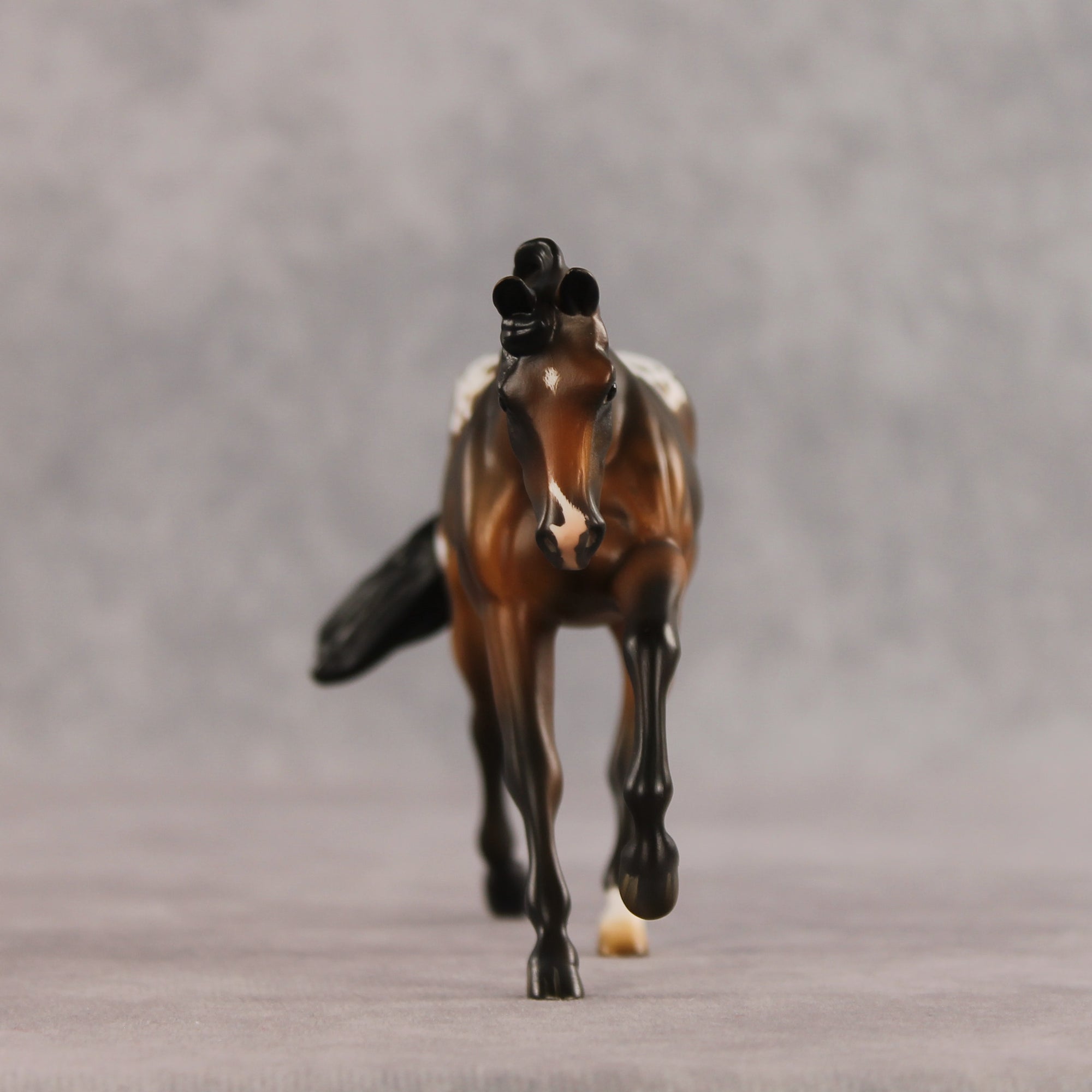 Revenge OOAK FCM Pebble Stock Horse by Kristen Cermele EQ26