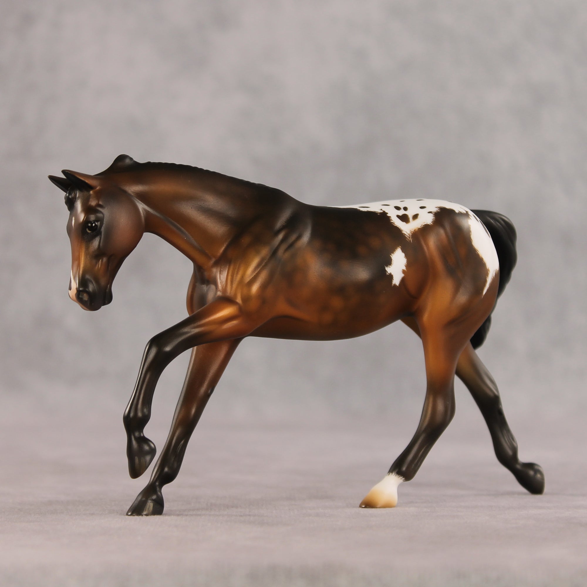 Revenge OOAK FCM Pebble Stock Horse by Kristen Cermele EQ26