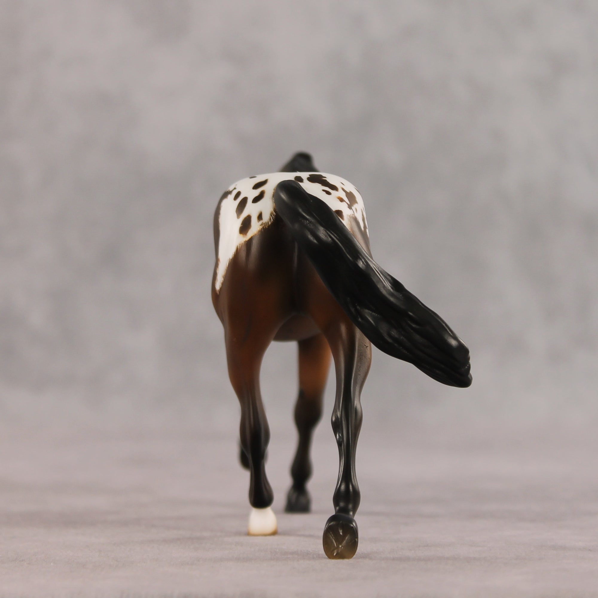 Revenge OOAK FCM Pebble Stock Horse by Kristen Cermele EQ26