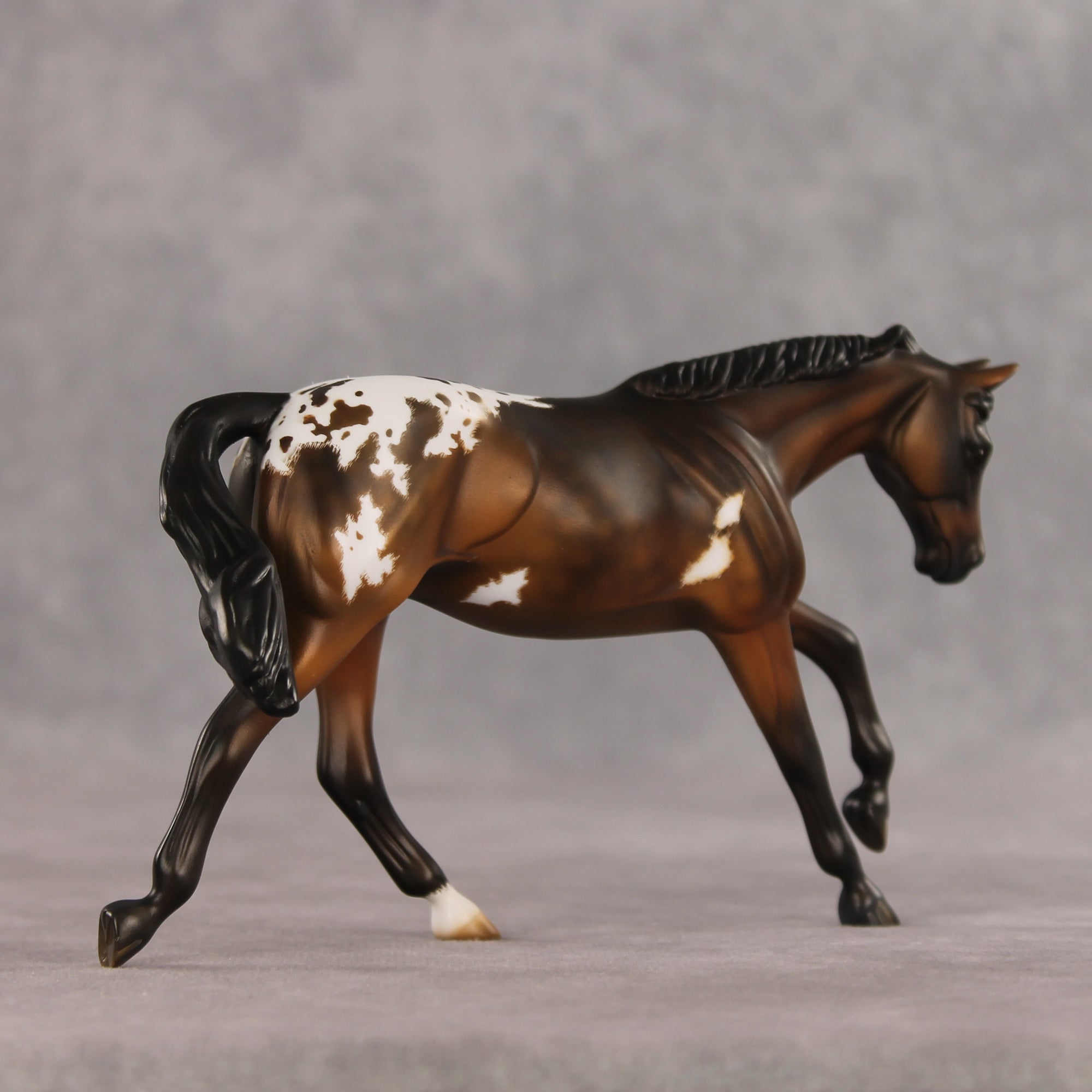 Revenge OOAK FCM Pebble Stock Horse by Kristen Cermele EQ26