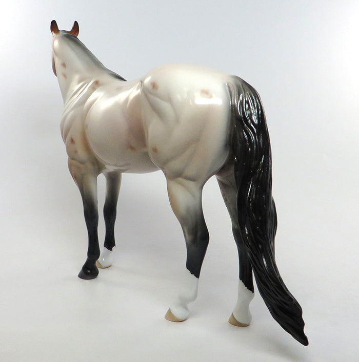 ROBIN HOOD-LE-15 BAY ROAN ISH MODEL HORSE EQ 2016